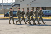 Marine Dignified Transfer team from Marine Barracks, Washington, DC.