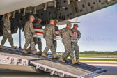 Army carry team carries the transfer case containing the remains of Sgt. Colby L. Richmond of Providence, NC upon arrival at Dover Air Force Base, DE on August 29, 2011. The Department of Defense announced the death of Richmond who was supporting Operation Enduring Freedom – Afghanistan.