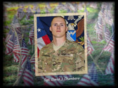 Sgt. David J. Chambers, 25, of Hampton, Va., died Jan. 16, in Panjwai District, Kandahar Province, Afghanistan, of wounds suffered when he encountered an enemy improvised explosive device while on dismounted patrol. He was assigned to the 1st Battalion, 38th Infantry Regiment, 4th Stryker Brigade Combat Team, 2nd Infantry Division, under control of the 7th Infantry Division, Joint Base Lewis-McChord, WA.