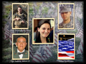 Staff Sgt. Christopher M. Ward, of Oak Ridge, TN, Spc. Wilbel A. Robles-Santa of Juncos, Puerto Rico,  Spc. Deflin M. Santos, Jr. of San Jose, CA died April 6 in Kandahar, Afghanistan, of wounds suffered when enemy forces attacked their unit in Zabul, Afghanistan with a vehicle-borne improvised explosive device. The attacked also killed Foreign Service official Anne Smedinghoff.<br />Hyun K. Shin, of Hesperia, CA who worked for the U.S. Army Corps of Engineers as a civilian employee with the Department of Defense, was also killed in Afghanistan on April 6, according to an Air Force news release.