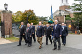 Seven of Jon's good friends, also Medal of Honor recipients served as honorary pallbearers.<br />From left to right: Col. Roger Donlon, Col. Harvey C. (Barney) Barnum, Lt. Michael E. Thornton, Sergeant First Class Gary Lee Littrell, Col. Walter Joseph Marm, Jr., 2nd Lt. Walter “Joe” Marm, and 1st Lt Brian M Thacker.
