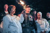 Carry The Flame Across America candlelight vigil to honor all of our deceased veterans.
