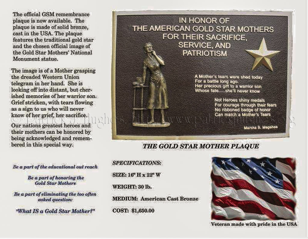 Gold Star Mothers National Monument Foundation<br />84 Westbrook Road<br />Moorestown, NJ 08057<br />856-235-6918 | 610-328-1557
