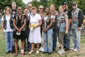 NJ Gold Star Mother Judith Tapper and friends from Rolling Thunder® Inc. NJ Chapter 2.