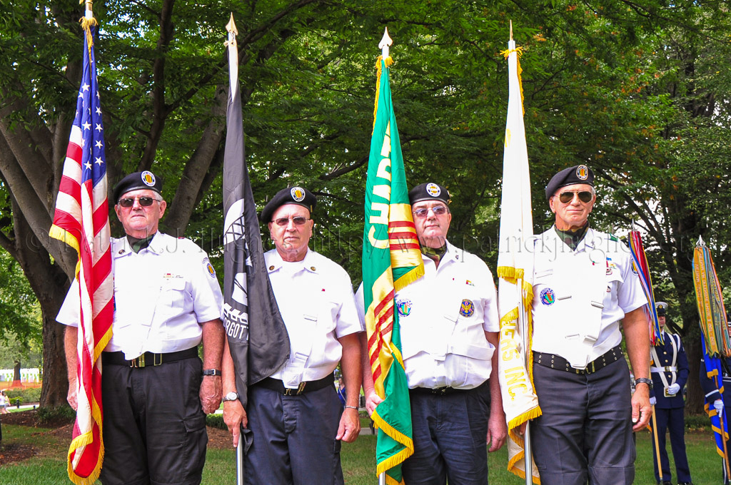 The VVA Chapter 67 Color Guard of Delaware County.
