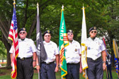 The VVA Chapter 67 Color Guard of Delaware County.