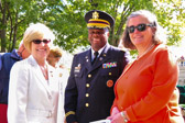 Gold Star Mother National President Mary Byers with LTC. Stevenson and Arlington National Cemetery Executive Director Kathryn Condon