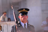 It is considered one of the highest honors to serve as a Sentinel at the Tomb of the Unknowns. Fewer than 20 percent of all volunteers are accepted for training and of those only a fraction pass training to become full-fledged Tomb Guards.