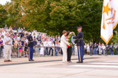 It is considered one of the highest honors to serve as a Sentinel at the Tomb of the Unknowns. Fewer than 20 percent of all volunteers are accepted for training and of those only a fraction pass training to become full-fledged Tomb Guards.