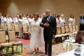 National President Barb Bernard escorted into the convention