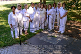 Moms at the “In Memory” plaque.