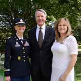 CW5 Phyllis J. Wilson, Command Chief Warrant Officer of the Army Reserves, Commander Kirk S. Lippold, USN Retired USS Cole and Cindy Kruger, First Vice President of the Gold Star Mothers