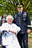 Vietnam Gold Star Mother Emogene M. Cupp, PNP with  General Mark A. Milley, 39th Chief of Staff of the Army.