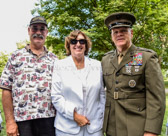 Gold Star Parents Dave and Becky Lalush with Marine Corps General Robert B. Neller