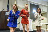 USO Show Troupe entertained all