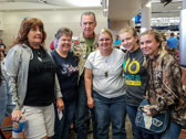 Had the honor to travel round trip from Philly to San Antonio with some Gold Star Mothers and daughters.  Denise Tolbert, Carol Resh and Joan M.Snyder and her daughters.