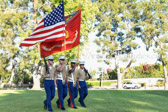 Marine Corps Base Camp Pendleton Color Guard presenting Colors.