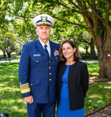 Admiral Karl L. Schultz, Commandant of the Coast Guard with his lovely wife Dawn