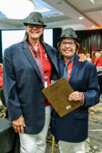 “Blues Mothers” Pam Stemple, National Service Officer along with Ginger Emerson, National Secretary.