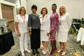 Becky Lulush, Dr. Betty Moseley Brown, Becky Christmas, Tanya McKinney and Sarah Whitledge Taylor.