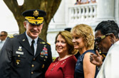 General James C. McConville, Chief Of Staff Of The Army poses for photos