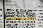 George Vaughn Seibold who is “still missing” from World War I is the Son of the founder of the American Gold Star Mothers Grace Darling Seibold.