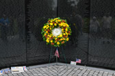 American Gold Star Mothers, Inc. placed a wreath at the Vietnam Veterans Memorial