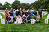 Our visit to Arlington National Cemetery’s Section 60 where some of the heroes of the War on Terror rest.  A Time of Reflection!
