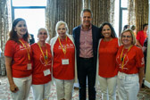 Bill Lee, Governor of Tennessee visited with some of the Moms