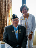 Gold Star Mom Jeanine Rainey with MOH Hershel "Woody" Williams