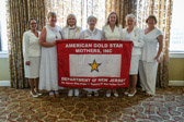 NJ Gold Star Mothers Left to Right: Patty Murgolo, Dianne Hammond, Eileen Daly, Judith Young PNP, Pat Bye NJ Pres., Carol Koch, Judy Faunce