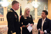 Saturday evenings Gold Star Mothers Banquet at Patton Hall, Fort Myer.
