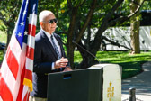 Richard Azzaro, Founder, Society of the Honor Guard, Tomb of the Unknown Soldier<br />speaks about the upcoming ceremonies to honor the one hundredth anniversary of the Tomb of the Unknown Soldier.
