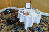 A place was set for our "still missing" US service personnel