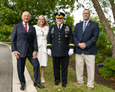 Richard Azzaro, Founder, Society of the Honor Guard, Tomb of the Unknown Soldier, Gold Star Mothers National President Sarah Taylor, General Mark A. Milley, Chairman of the Joint Chiefs of Staff and Lonnie LeGrand President of the Society of the Honor Guard, Tomb of the Unknown Soldier