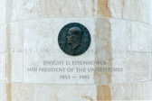 Eisenhower was Commander of the Allied Forces in Europe during World War II and the 34th President of the United States.