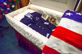 Major Louis Fulda Guillermin's identified remains were placed inside his uniform jacket.
