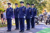 At the Glenwood Memorial Cemetery, members of the United States Air Force Dover Air Base Honor Guard provided full military honors. This included 21 gun salute, taps and presentation of the flag to the widow and family members by Air National Guard Brigadier General Tony Carrelli.