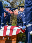 Have you ever wondered why the Flag of the United<br />States of America is folded 13 times when it is<br />lowered or when it is folded and handed to the<br />next of kin at the burial of a veteran?