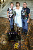 Gold Star Parents of Sgt. Joshua B. Smith USMC along with Gold Star Mother Barb Bernard, Past National President
