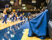 The chair was dedicated during a special ceremony at the women's basketball home opener against Dartmouth in the Preseason WNIT on Friday, Nov. 13 at 7:00 p.m. The Drexel University Office of Veteran Student Services will also be at that game, collecting items to put into care packages for soldiers currently deployed.