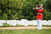 Taps consists of 24 notes sounded on a bugle or trumpet. Taps is performed by a solo bugler without accompaniment.