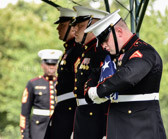 The consensus of the body bearers is that the physical pain they feel when lifting a casket for extended periods is incomparable to what a family feels.<br />Body bearers said they feel as though they represent the whole Marine Corps.