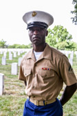 This Marine escorted the remains of  PFC Robert Junior Carter to Arlington.
