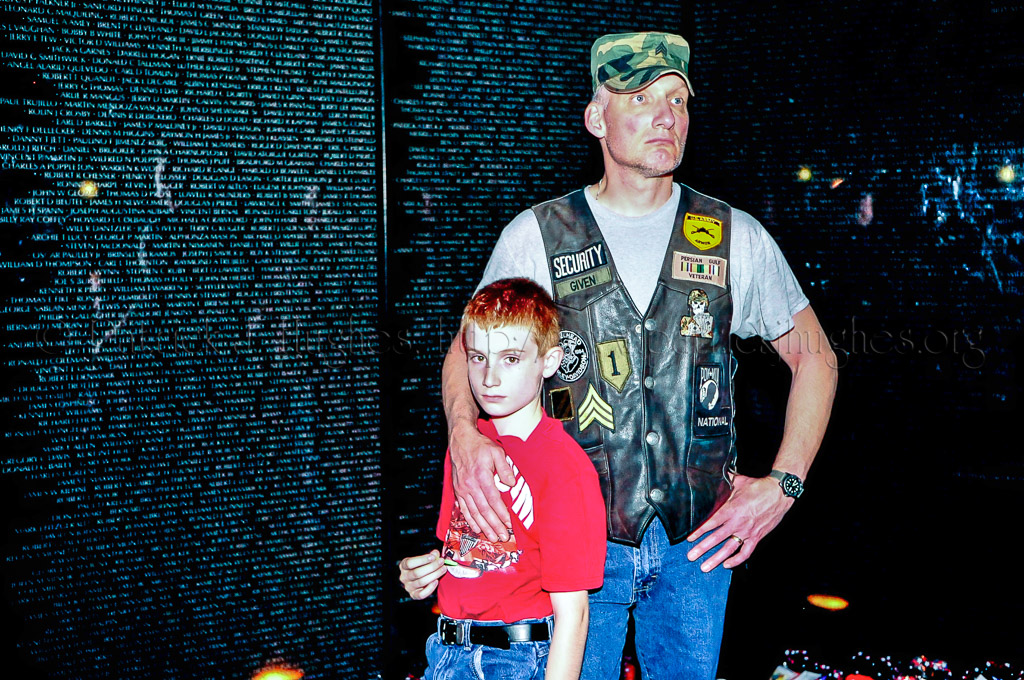Rolling Thunder® Inc. Memorial Day weekend events has always started with a Candlelight Vigil service at the apex of the Vietnam Veterans Memorial ( The Wall) with many Gold Star Mothers, Gold Star Family members in attendance, then move on to the Vietnam Women’s Memorial (Nurses statue) and finish at the statue of the Three Soldiers.