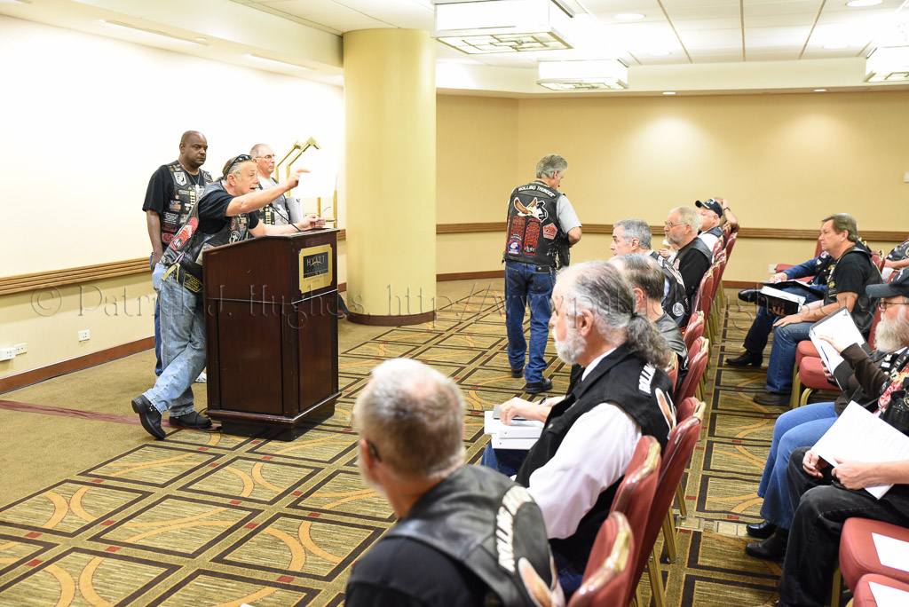 Rolling Thunder President Joe Bean tells members want will be covered over the next two days.
