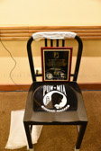 The POW-MIA National Chair of Honor.
