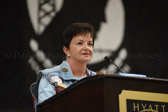 Rolling Thunder Media & Public Relations person Nancy Regg talks about the press coverage received concerning Rolling Thunder® Inc. “Demonstration Ride For Freedom” XXVIII / 2015.
