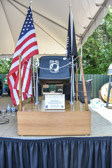 Rolling Thunder® MD Chapter 1 helped  Harley-Davidson Washington DC place a POW-MIA National Chair of Honor.
