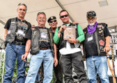Robert Patrick was presented with an appreciation award by Rolling Thunder® Inc.